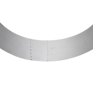 Aplusliving-Set of 20 Flexible Lawn Fence Galvanised Steel 100 x 14 cm