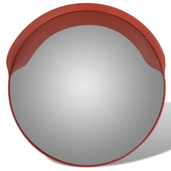Aplusliving-Convex Traffic Mirror PC Plastic Orange 60 cm