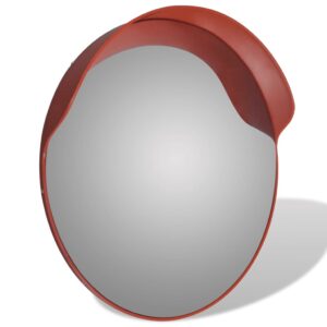 Aplusliving-Convex Traffic Mirror PC Plastic Orange 60 cm