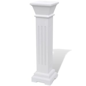 Aplusliving-Classic Square Pillar Plant Stand MDF