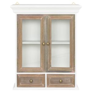 Aplusliving-Wall Cabinet White 49x22x59 cm Engineered Wood