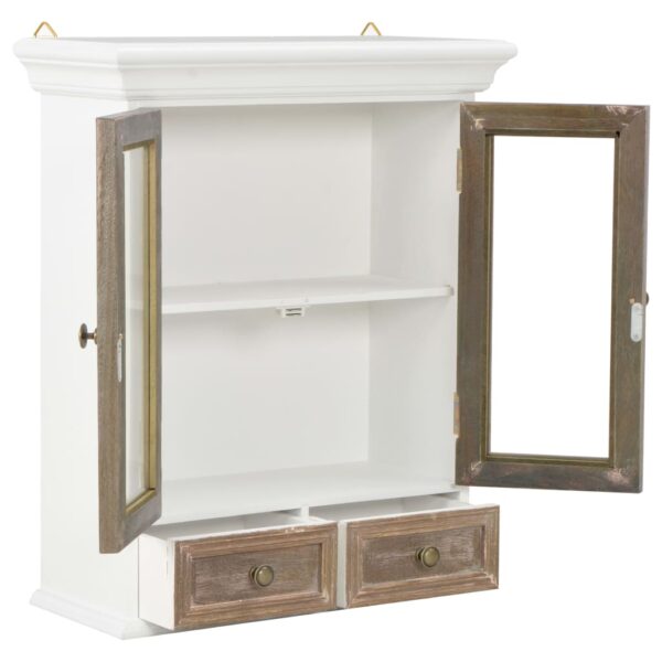 Aplusliving-Wall Cabinet White 49x22x59 cm Engineered Wood