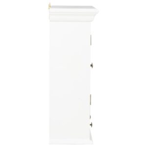 Aplusliving-Wall Cabinet White 49x22x59 cm Engineered Wood