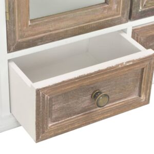 Aplusliving-Wall Cabinet White 49x22x59 cm Engineered Wood