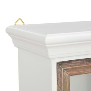 Aplusliving-Wall Cabinet White 49x22x59 cm Engineered Wood