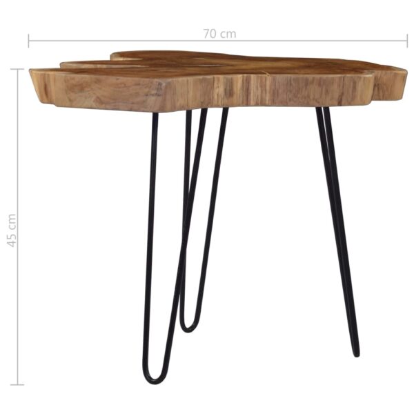 Aplusliving-Coffee Table (60-70)x45 cm Teak Wood