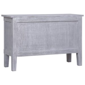 Aplusliving-Sideboard with 2 Drawers 90x30x60 cm Solid Mahogany Wood
