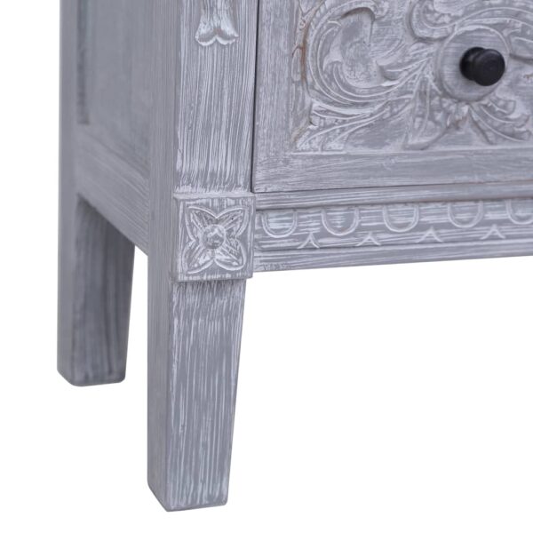 Aplusliving-Sideboard with 2 Drawers 90x30x60 cm Solid Mahogany Wood