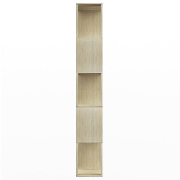 Aplusliving-Book Cabinet/Room Divider Sonoma Oak 80x24x159 cm Engineered Wood