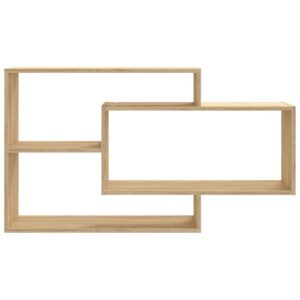 Aplusliving-Wall Shelves Sonoma Oak 104x20x58.5 cm Engineered Wood