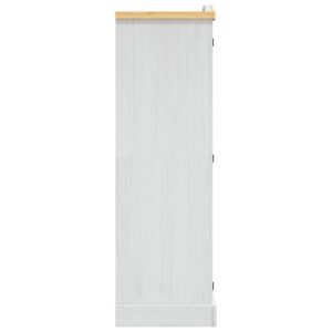 Aplusliving-Wardrobe Mexican Pine Corona Range 2 Doors White