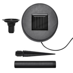 Aplusliving-Garden Lights 6 pcs LED with Spike Anchors & Solar Panels