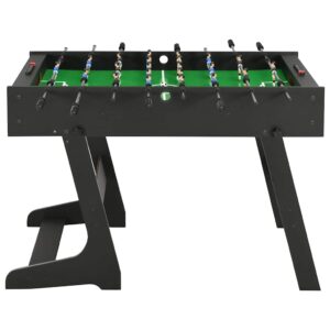 Aplusliving-Folding Football Table 121x61x80 cm Black