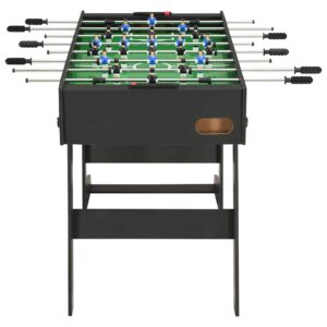 Aplusliving-Folding Football Table 121x61x80 cm Black
