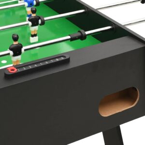 Aplusliving-Folding Football Table 121x61x80 cm Black
