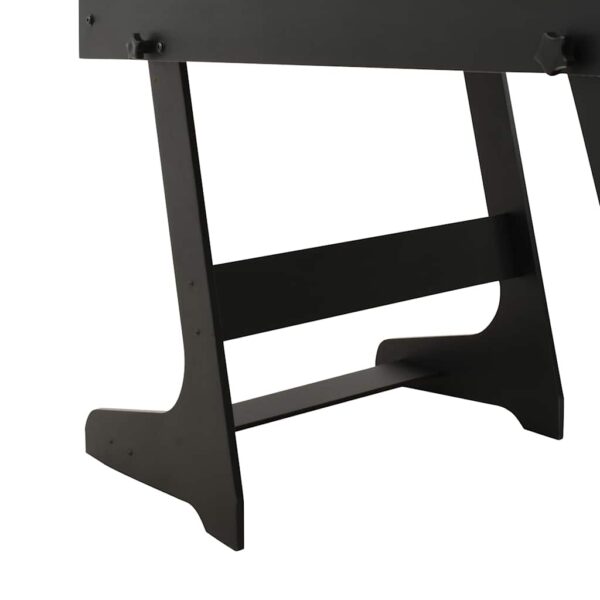 Aplusliving-Folding Football Table 121x61x80 cm Black