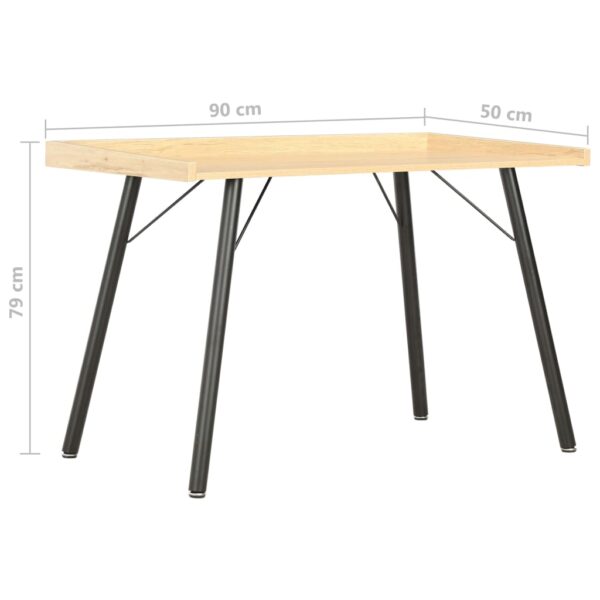 Aplusliving-Desk Oak 90x50x79 cm