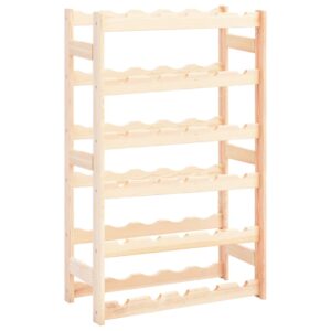 Aplusliving-Wine Rack for 30 Bottles Solid Wood Pine