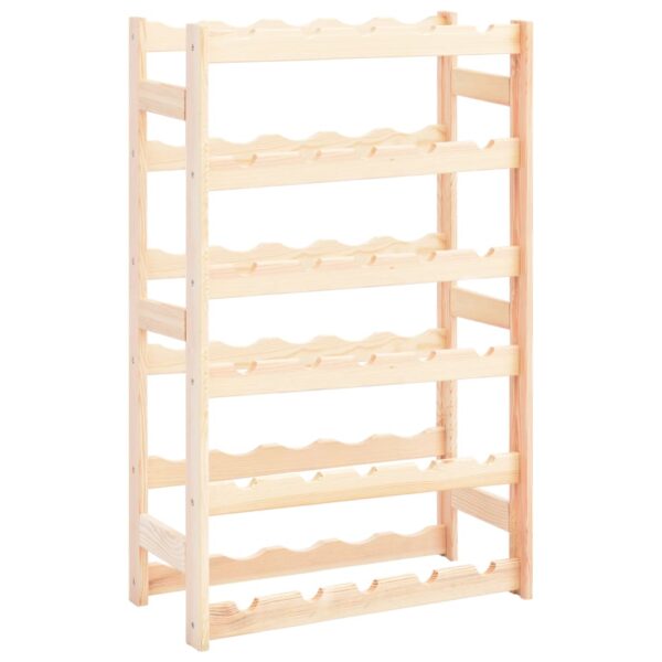 Aplusliving-Wine Rack for 30 Bottles Solid Wood Pine