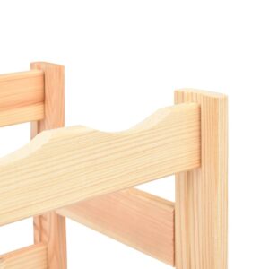 Aplusliving-Wine Rack for 30 Bottles Solid Wood Pine