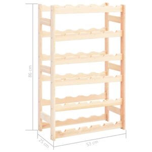 Aplusliving-Wine Rack for 30 Bottles Solid Wood Pine