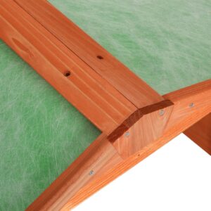 Aplusliving-Robotic Lawn Mower Garage 72x87x50 cm Solid Firwood