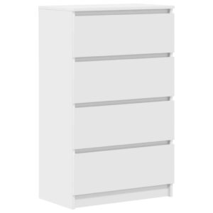 Aplusliving-Sideboard White 60x35x98.5 cm Engineered Wood