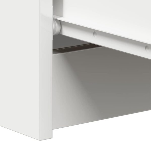 Aplusliving-Sideboard White 60x35x98.5 cm Engineered Wood