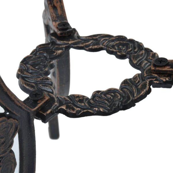 Aplusliving-3 Piece Bistro Set Cast Aluminium