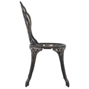 Aplusliving-3 Piece Bistro Set Cast Aluminium