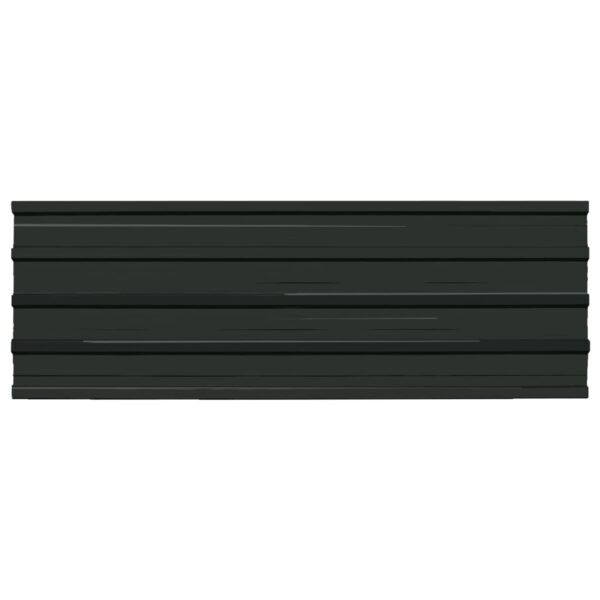 Aplusliving-Roof Panels 12 pcs Galvanised Steel Anthracite