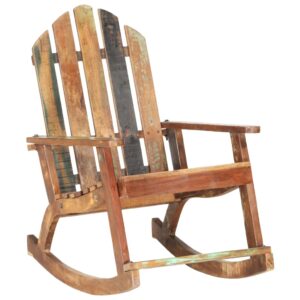 Aplusliving-Garden Rocking Chair Solid Reclaimed Wood