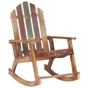 Aplusliving-Garden Rocking Chair Solid Reclaimed Wood