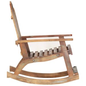 Aplusliving-Garden Rocking Chair Solid Reclaimed Wood