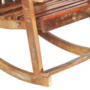 Aplusliving-Garden Rocking Chair Solid Reclaimed Wood