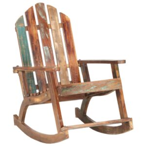 Aplusliving-Garden Rocking Chair Solid Reclaimed Wood