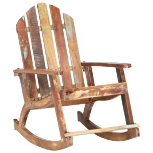 Aplusliving-Garden Rocking Chair Solid Reclaimed Wood