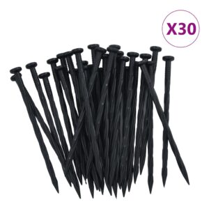 Aplusliving-Flexible Lawn Edging with 30 Pegs 10 m 5 cm