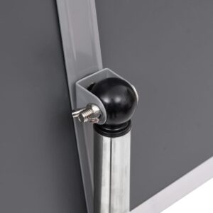 Aplusliving-A3 Pedestal Poster Stand Silver Aluminium Alloy
