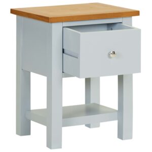 Aplusliving-Nightstand 36x30x47 cm Solid Oak Wood