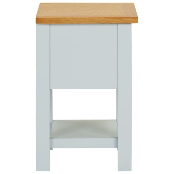 Aplusliving-Nightstand 36x30x47 cm Solid Oak Wood