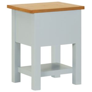 Aplusliving-Nightstand 36x30x47 cm Solid Oak Wood