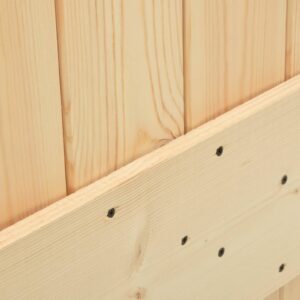 Aplusliving-Door 80x210 cm Solid Pine Wood