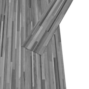 Aplusliving-PVC Flooring Planks 5.02 m² 2 mm Self-adhesive Striped Grey