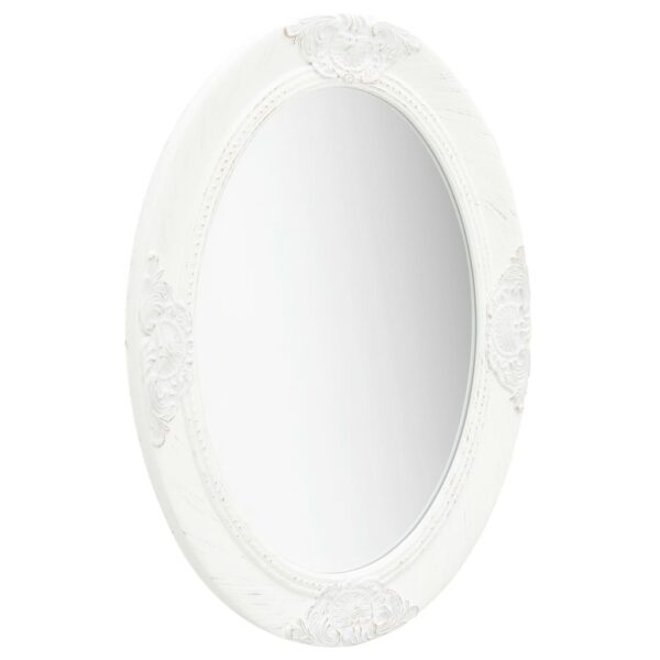 Aplusliving-Wall Mirror Baroque  50x70 cm White