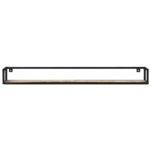 Aplusliving-Wall Shelves 2 pcs 160 cm Rough Mango Wood