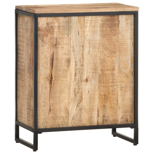 Aplusliving-Wine Cabinet 62x33x78.5 cm Rough Mango Wood