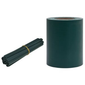 Aplusliving-Garden Privacy Screen PVC 35x0.19 m Matte Green