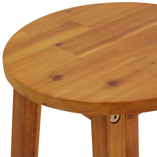 Aplusliving-Bar Stools 6 pcs Solid Acacia Wood