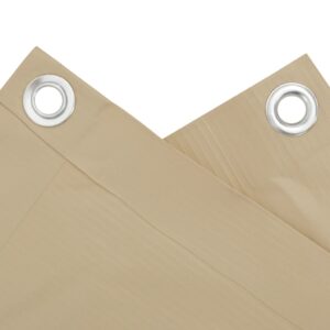 Aplusliving-Balcony Screen Beige 120x300 cm Oxford Fabric